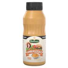 Oliehoorn hamburgersaus